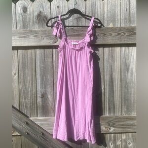 Carole Christian Lilac Sundress with pockets - Size M